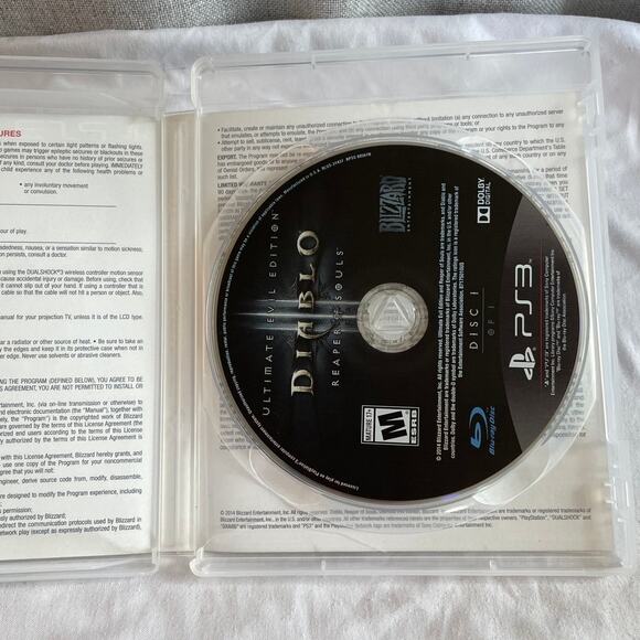 Diablo III: Reaper of Souls – Ultimate Evil (PS3) Excellent Condition No Manual - Picture 3 of 4